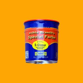 Branths S-Glaze (slow drying) can 0.75 l daffodil yellow RAL 1007