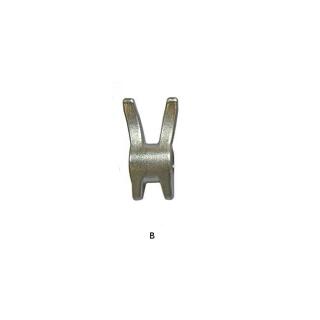Individual parts from locking kit locking wedge, stainless steel