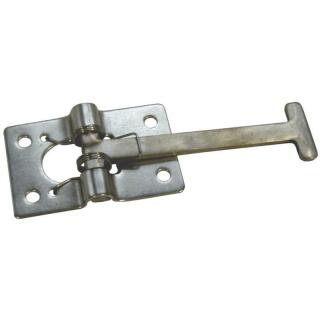 Door holder, stainless steel hook part, 122 mm