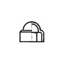 Hexagonal protective caps M5 / SW8, color: gray