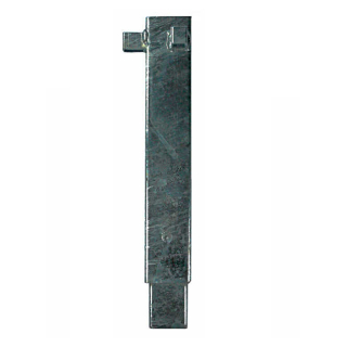 Steel corner stanchions for side walls, height 350 mm, front left / rear right