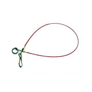 Breakaway rope PVC-coated with ring length 1400 mm