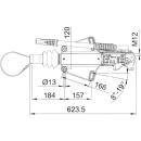 AL-KO overrun device -PROFI V- Ges.-Gew. 1600 - 3000 kg, AE 3000, RB: 1637/2051