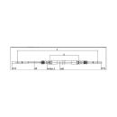 KNOTT brake cable for KZG 35 HL 1200 mm / GL 1570 mm, M12 / M12