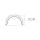 Plastic mudguard B240 S800 L1235 H380