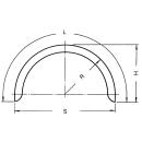 Single axle fender profile 40 B150 R280 L910 S560 H295