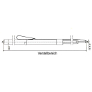 Round locking bar aluminum 2100-2550mm rod rail