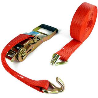Lashing strap 2500 daN width 50mm long lever ratchet FE 0.4m, LE 9.6m
