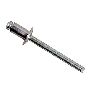 Blind rivet head 9 mm aluminum 4.8 x 8 mm, clamping range 3.0 - 4.5 mm