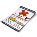 Self-adhesive tarpaulin plaster 0.20 x 0.30 m blue RAL 5002