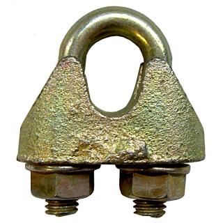 Wire rope clamp DIN 1142 galvanized for rope Ø 19 mm