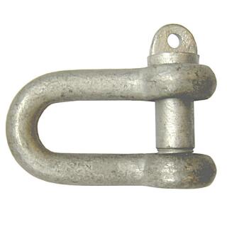 Shackle DIN 82101A galvanized Bolt Ø 39 mm, load capacity 6300 kg