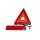 Warning triangle Euro version according to ECE regulation 430 x 155 x 35 mm