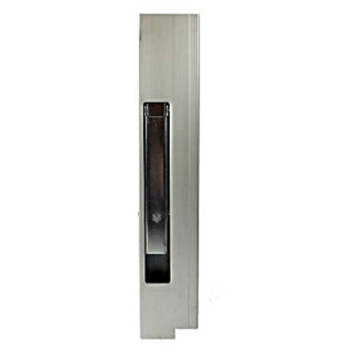 Drop side locks without stop, anodized aluminum 400 mm left