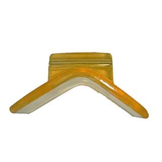 Front support polyurethane axle Ø 12.5 mm 70 x 150 mm