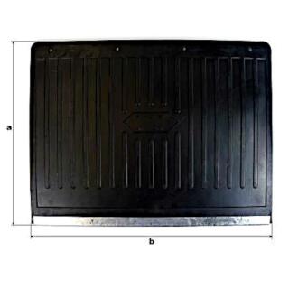 Mud flaps with spreader a 300 mm xw 450 mm
