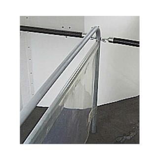Partition wall PVC transparent both. smooth 1300 x 3 mm