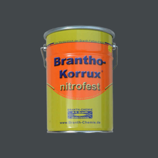 Brantho Korrux "nitrofest" 5 liter container dark gray / iron gray RAL 7011